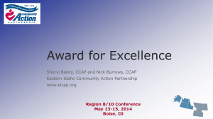 Agency of Excellence with Sheryl Bailey and Nick Burrows, EICAP