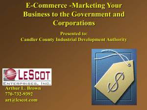 Marketing Your Business to the Government and