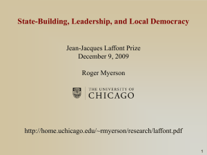 State-Building, Leadership, and Local Democracy