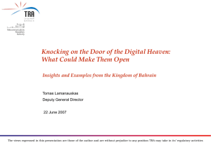Knocking the Door of Digital Heaven: What could Make them Open