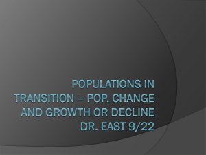 Components of Population Change