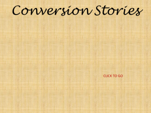 conversion stories