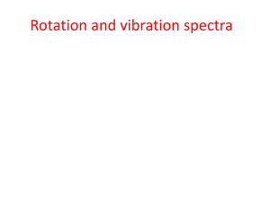 Rotation ,vibration, electronic spectra