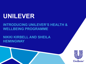 unilever - Business in the Community