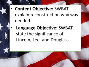 Reconstruction powerpoint