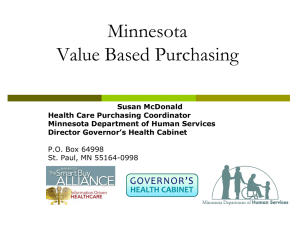 Minnesota Initiatives to Improve Health & Create Patient
