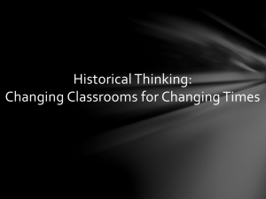 Historical Thinking Presentation