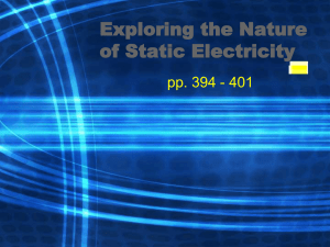 Exploring the Nature of Electricity 1