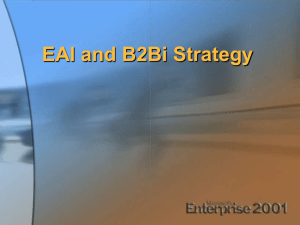 EAI and B2Bi Strategy - United International College