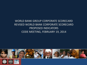 corporate scorecard - Bretton Woods Project