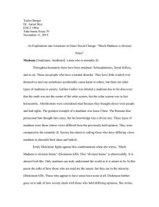 Take Home Essay 4 - Saint Mary's Commons