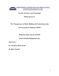 Faculty of Science and Technology PhD proposal on The