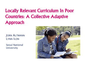 Locally Relevant Curriculum In Poor Countries: A Collective