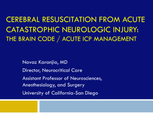 ICP-Brain Code for NCC residents