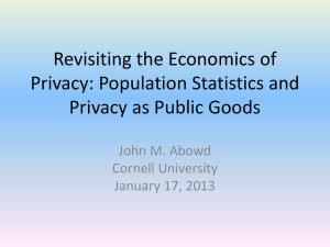 National QWI - eCommons@Cornell