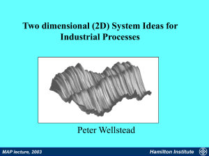 Two dimensional (2D) system ideas for industrial processes