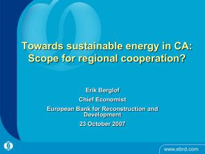 Panel 4-Regional Cooperation in Sustainable Energy