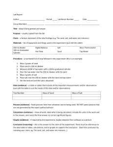 Lab Report Template DOCX