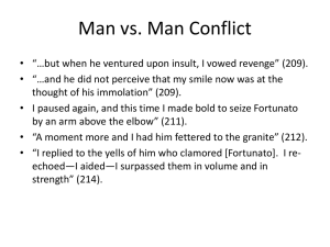 Man vs. Man Conflict
