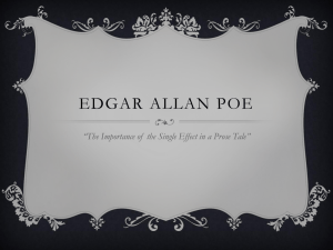 E.A. Poe Short Story Notes
