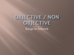 Objective / non objective
