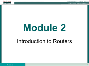 CCNA2 3.1-02 Introduction to Routers