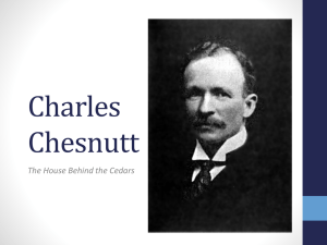 Charles Chesnutt - Houses of Fiction