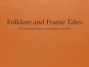 Folklore and Frame Tales