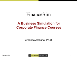 What is FinanceSim? - ASD Business Simulations