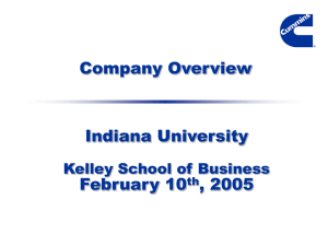 Company Overview - Indiana University