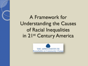 A Framework for Understanding the Causes of Racial