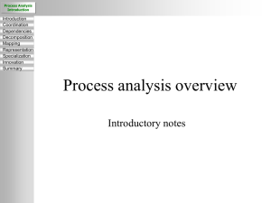 Templates for process analysis - the Babson College Faculty Web
