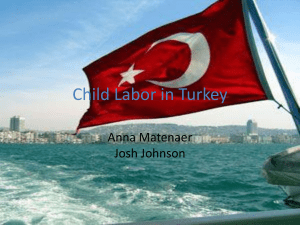 Child Labor in Turkey