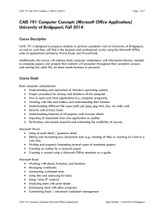 Component - University of Bridgeport