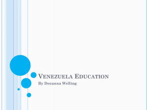 Education in Venezuela (Diana)