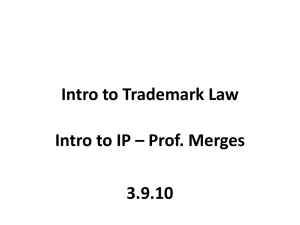 Intro to Trademark Law