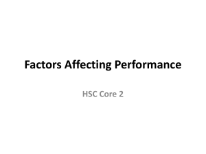 Core 2 Training and performance PowerPoint
