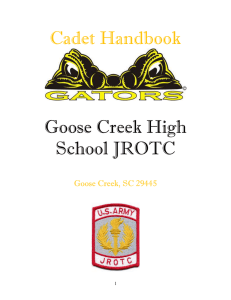 Battalion Handbook - Berkeley County School District