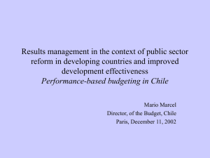 Results management in the context of public sector reform