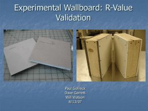 R- Value Evaluation