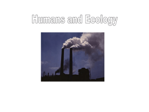 Humans and Ecology