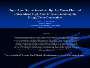 Physical and Sexual Assault at Hip Hop Versus Electronic Dance