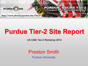 Purdue Tier-2 Site Status
