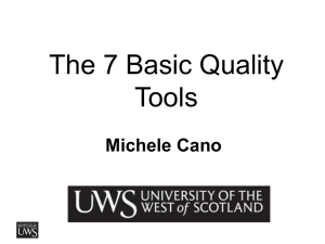 The 7 basic Quality Tools Q7