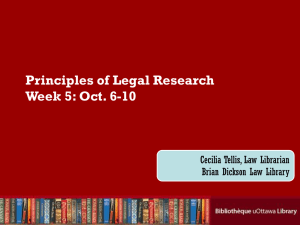 Common Law English Legal Research Methodology