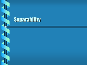 Separability