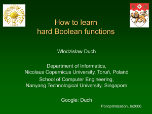 How to learn hard Boolean functions