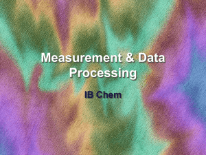 Measurement & Data Processing