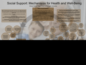 Mechanisms for Health and Well-Being