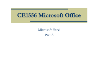Excel 2007 PowerPoint Slides